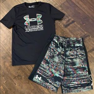 Boys UA Shorts/Shirt Set